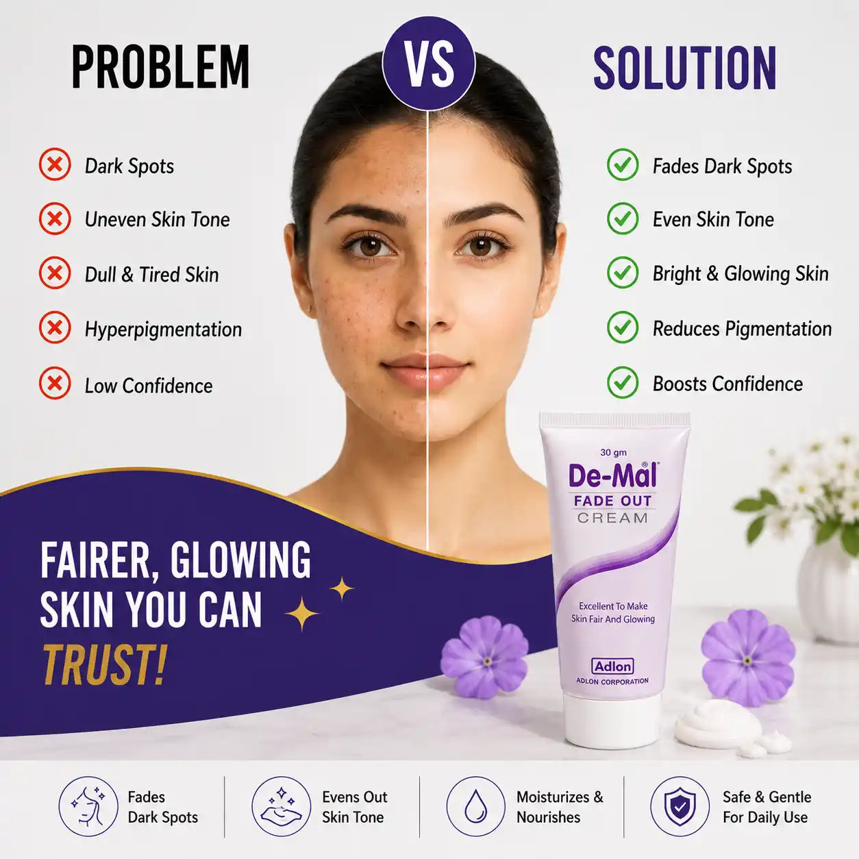 De-Mal Fadeout Cream | Dark Spot & Pigmentation Corrector